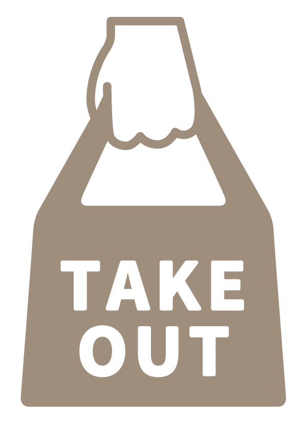 テイクアウト対応のイラスト